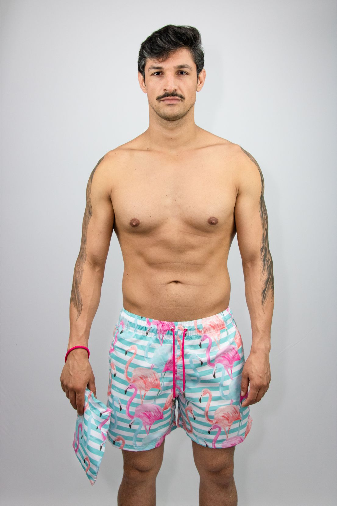 Short de Praia Masculino Estampado Pandas Baby Per Pochi - KFW STORE