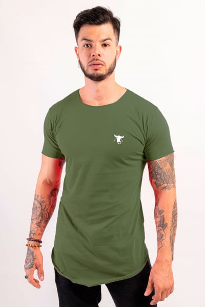Kit 4 Camisetas Longline Masculina Totanka